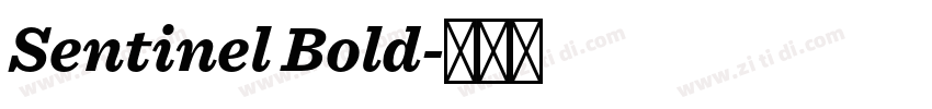 Sentinel Bold字体转换 Sentinel Bold字体转换